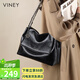 viney牛皮包包女包休閑流浪包輕奢斜挎鏈條包生日禮物高級感送女友老婆