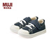 無(wú)印良品（MUJI）嬰童 輕量 運動(dòng)鞋 兒童童鞋  CEE11A2S 藏青色 140mm/25碼（2.0）