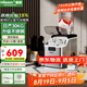 惠康（HICON）制冰機(jī)家用商用擺攤?cè)詣颖鶋K機(jī)30/35kg大容量酒吧冰塊奶茶店全自動制冰機(jī)方塊制冰器 爆款【倒扣桶+自吸桶】不銹鋼-預(yù)約制冰-產(chǎn)30KG
