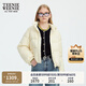 Teenie Weenie小熊女裝羽絨服2025冬季新款時(shí)尚小立領(lǐng)短款羽絨外套 乳白色 S