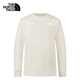 The North Face北面長(cháng)袖T恤男棉質(zhì)戶(hù)外休閑柔軟舒適8GU6 米白色/QLI XL