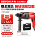大有（Devon）26mm多功能輕型電錘1107平鉆錘鉆正反轉(zhuǎn)兩用專業(yè)電錘工程裝修鉆孔 1107-26DE\錘鉆鎬三功能\可調(diào)速