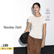 Massimo Dutti新季特惠2025女裝 簡(jiǎn)約百搭基礎款紋理棉質(zhì)短袖T恤 06264505 白色 XS (CN 165/84A)