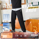 安踏兒童褲子男女大小童2025秋季寬松舒適針織運動(dòng)長(cháng)褲A72537702