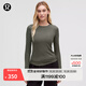 lululemon丨Hold Tight 女士緊身剪裁長(zhǎng)袖 T 恤 LW3FTFS 石板棕 XS /4