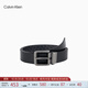 Calvin KleinJeans25男士ck雙面用商務(wù)休閑紳士風(fēng)針扣腰帶皮帶禮物4G7029G