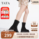 他她（TATA）厚底彈力靴女靴子短靴2024冬 黑色 36
