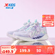 特步（XTEP）兒童鞋【氫風(fēng)8.0護足跑鞋】網(wǎng)革透氣緩震旋鈕扣飛彈科技運動(dòng)跑鞋 雪青紫 【氫風(fēng)8.0】 36