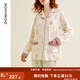 sohiwoo春夏款孕婦月子服哺乳睡衣孕婦睡衣產(chǎn)婦哺乳懷孕期產(chǎn)后家居服女 180G紫色小兔【家居服】無(wú)哺乳口 L