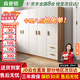 森普頓衣柜臥室平開(kāi)門(mén)組合現代簡(jiǎn)易家用柜子收納衣櫥(可升級實(shí)木生態(tài)板) 五門(mén)衣柜（200*50*180cm）