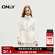 ONLY秋季莫代爾休閑立領(lǐng)字母落肩開衫衛(wèi)衣女|12439R023 A43 奶油白色 M (165) 84A