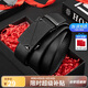 蔻一（Cnoles）男士皮帶時(shí)尚休閑商務(wù)磨砂自動(dòng)扣褲腰帶 生日實(shí)用禮物送男友老公  黑色