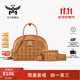 MCM【11.11搶先購】【專(zhuān)享組合】限量包包套組拍一發(fā)多 干邑色貝殼包組合零錢(qián)包 均碼
