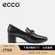 愛步（ECCO）皮鞋女 夏季單鞋簡約淺口方頭高跟單鞋女 型塑系列290913 黑色29091301001（羊皮） 36