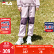 FILA斐樂兒童童裝褲子2025年冬季男女童加絨運(yùn)動(dòng)針織長褲