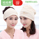 媽媽果（org.mama）月子帽夏季薄款產(chǎn)婦頭巾發(fā)帶純棉產(chǎn)后孕婦帽子防風(fēng)帽透氣護額春秋花邊套頭+頭巾_棕色均碼