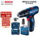 博世（BOSCH）12V鋰電沖擊鉆GSB120LI工具箱套裝充電式手電鉆電動螺絲刀電轉 【2.0單電】標配+108件博世套裝
