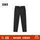 森馬（Semir）舒服褲|休閑褲男通勤風(fēng)小腳西褲秋季純色長(cháng)褲子彈力101524127108B