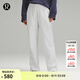 lululemon丨Loungeful 女士休閑直筒長(cháng)褲 透氣 LW5EWUA 雜色超淺灰 M