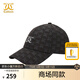 卡賓男裝LOGO滿(mǎn)印棒球帽新款潮牌帽子街頭商場(chǎng)同款3233309007 煤黑色01 均碼