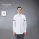 THOM BROWNE[TB]湯姆布朗[3期免息]男士耐久性牛津布面料長(cháng)袖襯衫白色 (尺碼偏大)S (1)