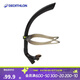 迪卡儂（DECATHLON）游泳專(zhuān)用前置式呼吸管泳姿空心管游泳訓練L號-2698726