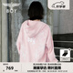 BOY LONDON【燦若繁星】秋情侶外套重工連帽開衫衛(wèi)衣N06904 粉色七彩翅膀 XS