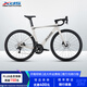 喜德盛公路自行車(chē)2025款AD300油碟UCI車(chē)架2x10速中空一體牙盤(pán)桶軸破風(fēng)車(chē) 白蛇 480mm