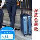 梵奧格（FANAOGE）職業(yè)西裝褲直筒女褲秋冬顯瘦工作褲子藍(lán)色長褲銀行女士西服西褲女 款深藍(lán)色褲子(夏季) L