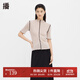 播半高領(lǐng)毛衣女秋冬新款氣質(zhì)修身內搭針織衫DDQ4SD5620 W60淺米灰 M