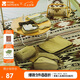 牧高笛（MOBIGARDEN）戶外旅行出差洗漱袋收納洗漱包套裝五件套 NX21664008 沙石色