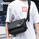 JEEP斜挎包 男士潮流機能風(fēng)格單肩斜挎包胸包休閑通勤騎行運動(dòng)背包