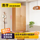 惠尋京東自有品牌【全實(shí)木包安裝】衣柜臥室家用簡(jiǎn)易衣柜組裝原木衣櫥 兩門(mén)單抽200*55*80 直拼板