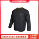 JordanFlightHeritage純色刺繡Logo單排扣輕薄短款棉服男款黑色 黑色 L