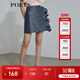 PORTS寶姿 商場(chǎng)同款新品女裝造型波點(diǎn)半身短裙SL8S004KFP023 丈青混色 S 4