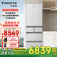 卡薩帝【60cm超薄平嵌】卡薩帝386L制冰嵌入式小戶(hù)型多門(mén)灰白色家用超薄冰箱風(fēng)冷冰箱 386升超薄平嵌+手動(dòng)制冰機
