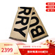 博柏利（BURBERRY）女款圍巾大字母logo印花時(shí)尚百搭雙面羊毛披肩保暖圍脖禮物 棕色 UNI