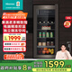 海信（Hisense）125升冰吧家用客廳辦公室廳吧小冰箱 冷藏展示柜凈味保鮮 一級能效茶葉飲料柜JC-125VUT以舊換新