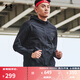 安德瑪（UNDERARMOUR）秋冬Storm男子連帽跑步運動夾克1376795 黑色001 XL