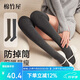 棉竹屋過(guò)膝襪子女長(cháng)筒襪棉質(zhì)瘦腿護膝秋冬季黑色高筒大腿襪秋上新 組合C