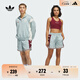 adidas Hoop York City聯(lián)名情侶梭織短褲阿迪達斯三葉草   質(zhì)感綠/暗紅/白色   S