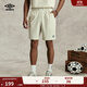 茵寶（Umbro）都市運(yùn)動(dòng)運(yùn)動(dòng)短褲夏季百搭簡(jiǎn)約戶外褲子寬松休閑五分褲 雨晨灰(U2124232502) XL