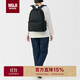 MUJI帶PC收納袋雙肩包休閑包 黑色5S 大包 學(xué)生黨 新款 簡(jiǎn)約 實(shí)用