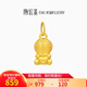 潮宏基足金黃金吊墜女七夕禮物定價(jià) 哆啦A夢 XPG30016694 單吊墜