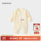 babylove嬰兒連體衣秋冬純棉可愛寶寶哈衣爬服新生兒夾棉保暖衣服秋冬裝
