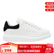 亞歷山大麥昆（Alexander McQueen）雙十一經(jīng)典女款小白鞋文詠珊同款休閑運動(dòng)板鞋小牛皮單鞋節日禮物 黑尾【現貨】(偏大，建議小半碼) 36