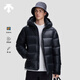 迪桑特（DESCENTE）【預售】迪桑特SKI STYLE系列HEAT NAVI男士短款亮面保暖羽絨服 BK-黑色 M (170/92A)
