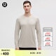 lululemon丨Metal Vent Tech 男士運(yùn)動(dòng)長(zhǎng)袖 T 恤 LM3FEPS 稀釋洗滌罩灰 L