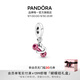 潘多拉（PANDORA）啞鈴和桃心吊飾飾品配件diy串珠生日禮物送女友 1 均碼
