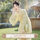 七月夕原創(chuàng)漢服 原野薄霧 肌理感改良貼里蕾絲裲襠漢元素連衣裙 青梅煮酒 連衣裙 現(xiàn)貨 M
